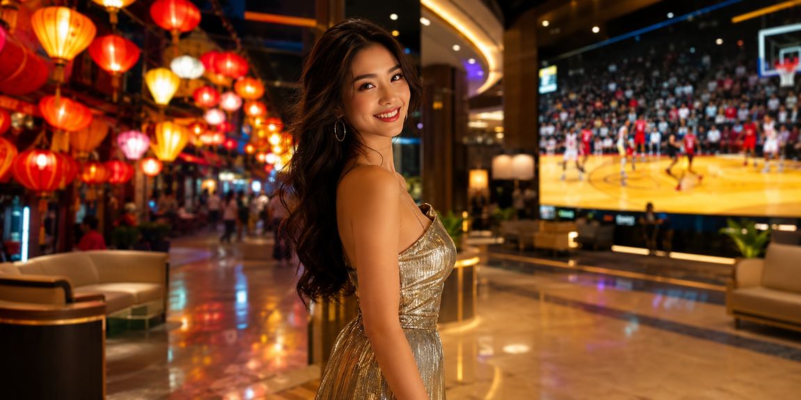 Người dùng Hà Nội xem kèo bóng rổ trực tuyến dưới ánh đèn lồng truyền thống