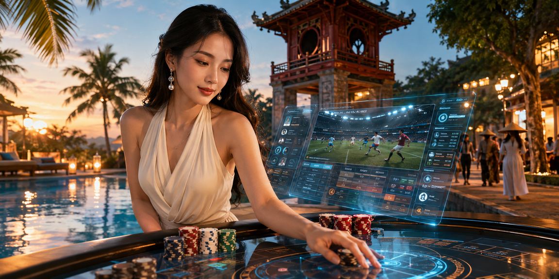 Người dùng tại Hà Nội theo dõi kết quả bóng đá và đặt cược thể thao trực tuyến