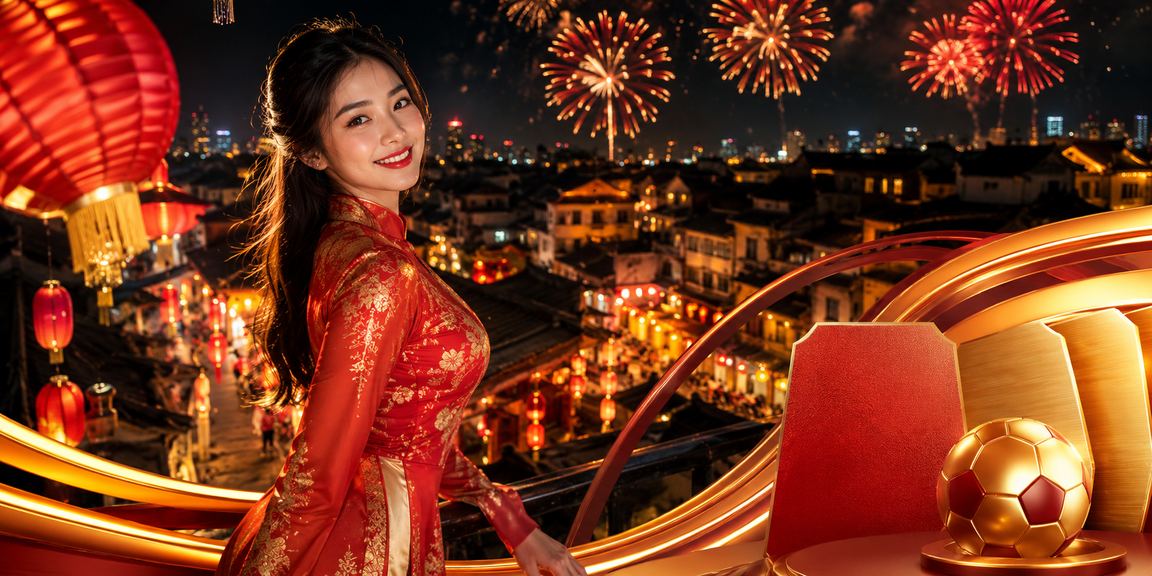 Người dùng Hà Nội xem thông tin cá cược thể thao trên poki2 trong trang phục áo dài truyền thống